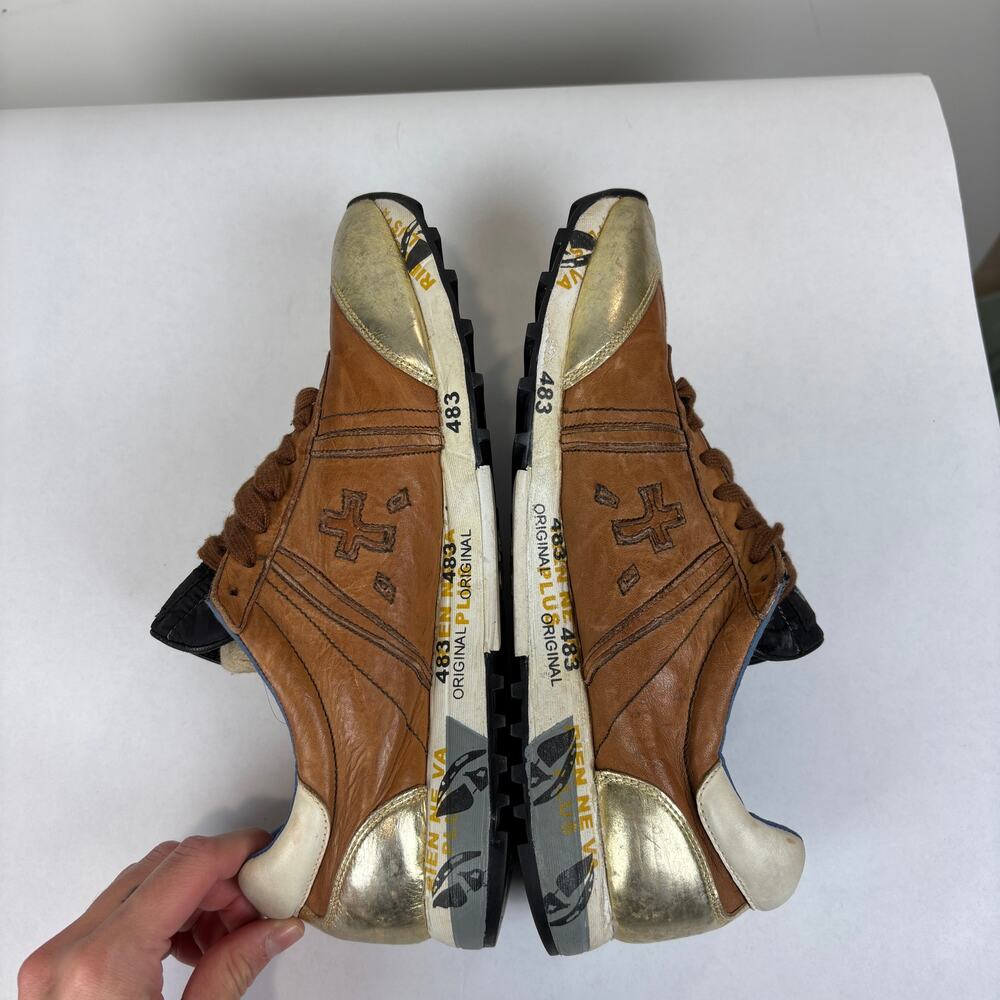 Premiata Lucy 530 Leather Trainers Sneakers Shoes EU 40 W's 9 M's 7 - Picture 8 of 12